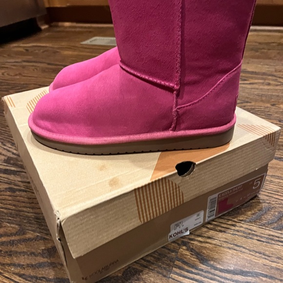 New!! Koolaburra by UGG Girls Pink Boots SZ 3.5/Women Size 5 - Picture 5 of 11